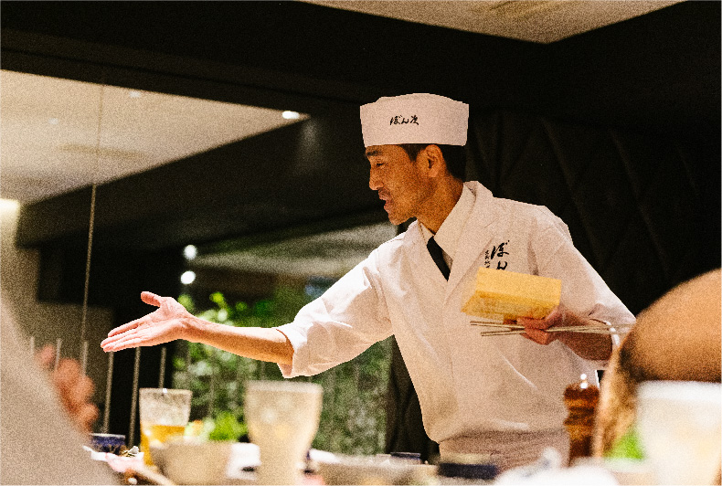 お客様の時間を大切に「おもてなし」